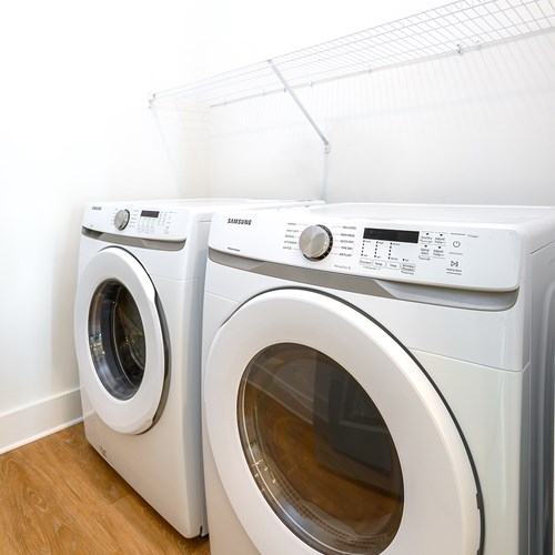 laundry room, side-by-side washer and dryer